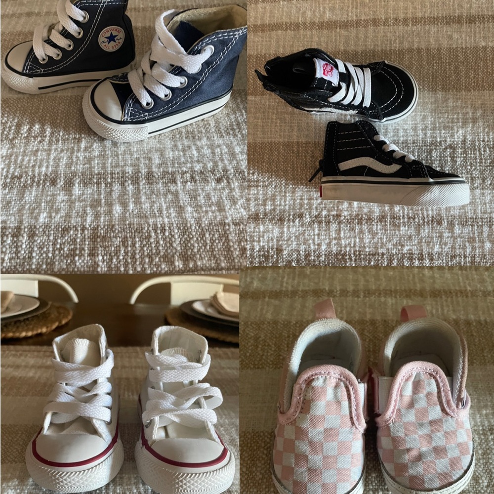 Infant Converse, Vans & Nike